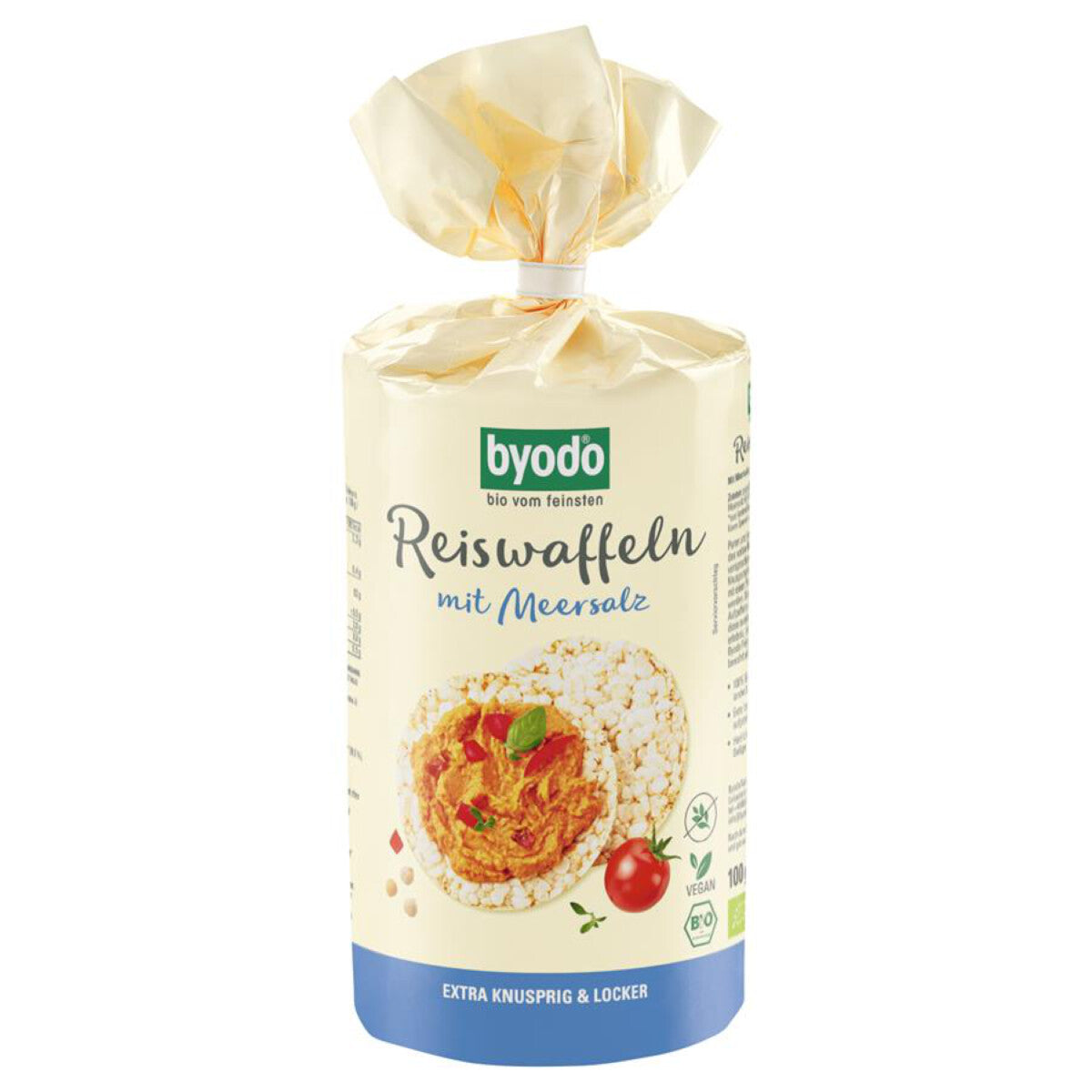 BYODO Reiswaffeln mit Meersalz - 100 g