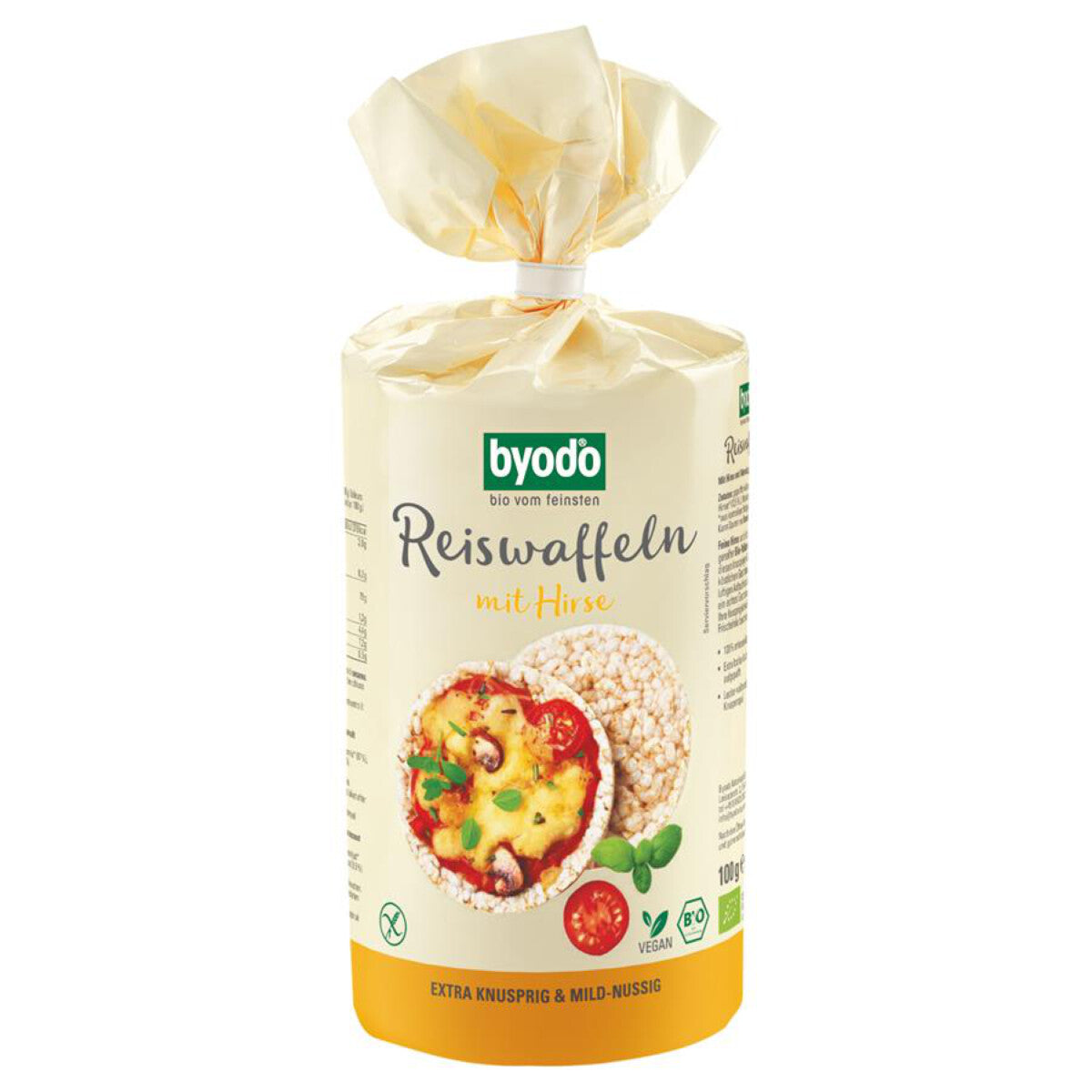 BYODO Reiswaffeln mit Hirse - 100 g