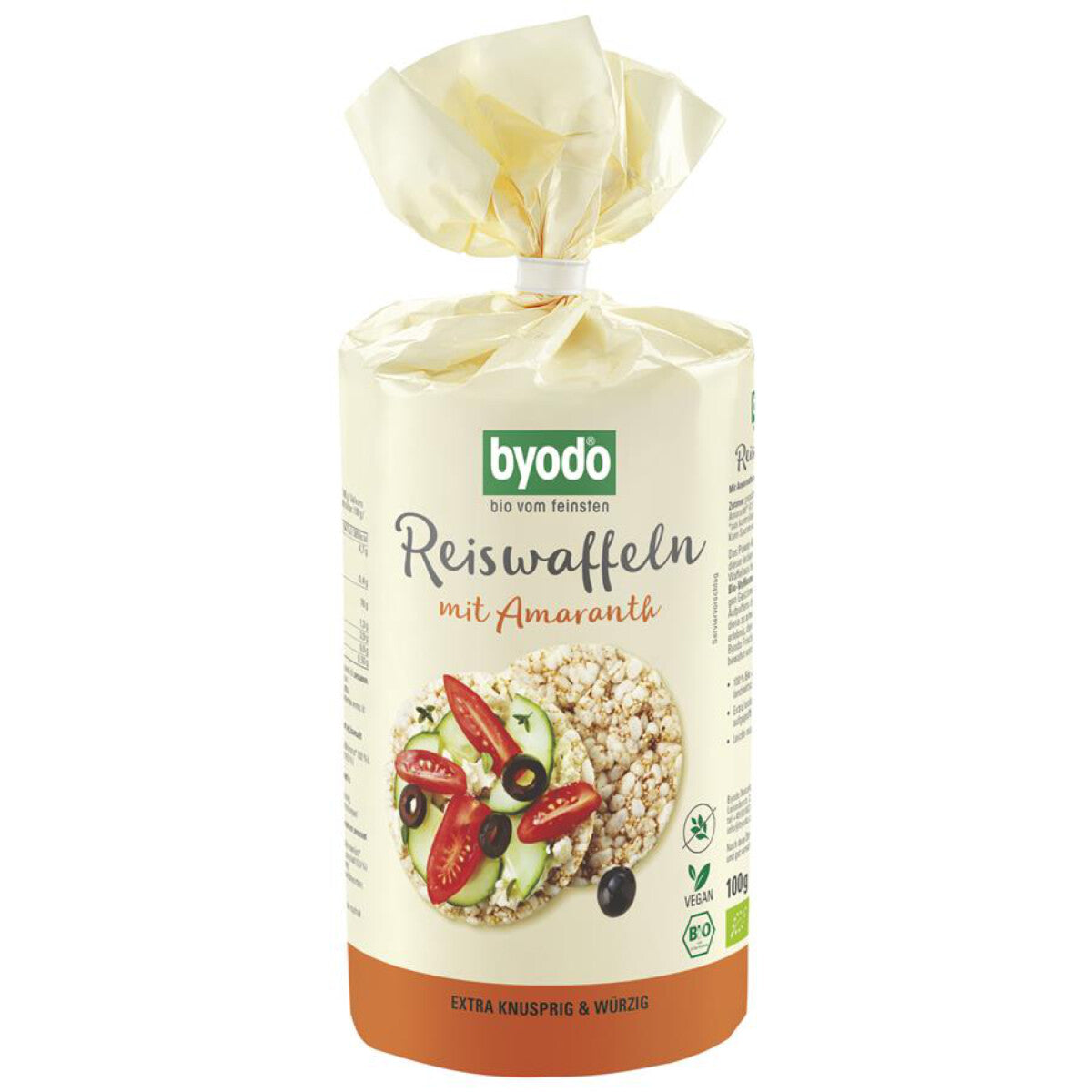 BYODO Reiswaffeln mit Amaranth - 100 g