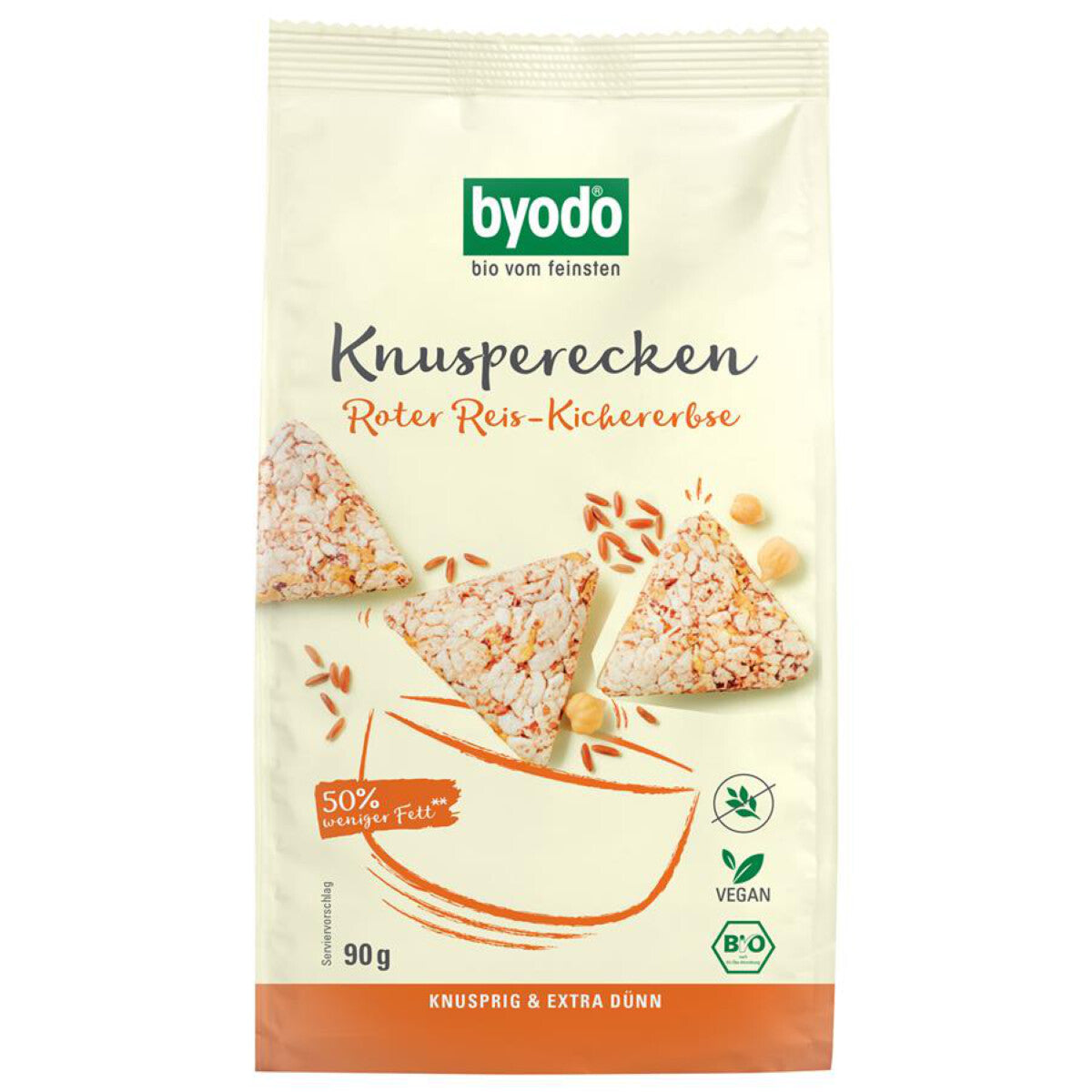 BYODO Knusperecken Roter Reis - 90 g