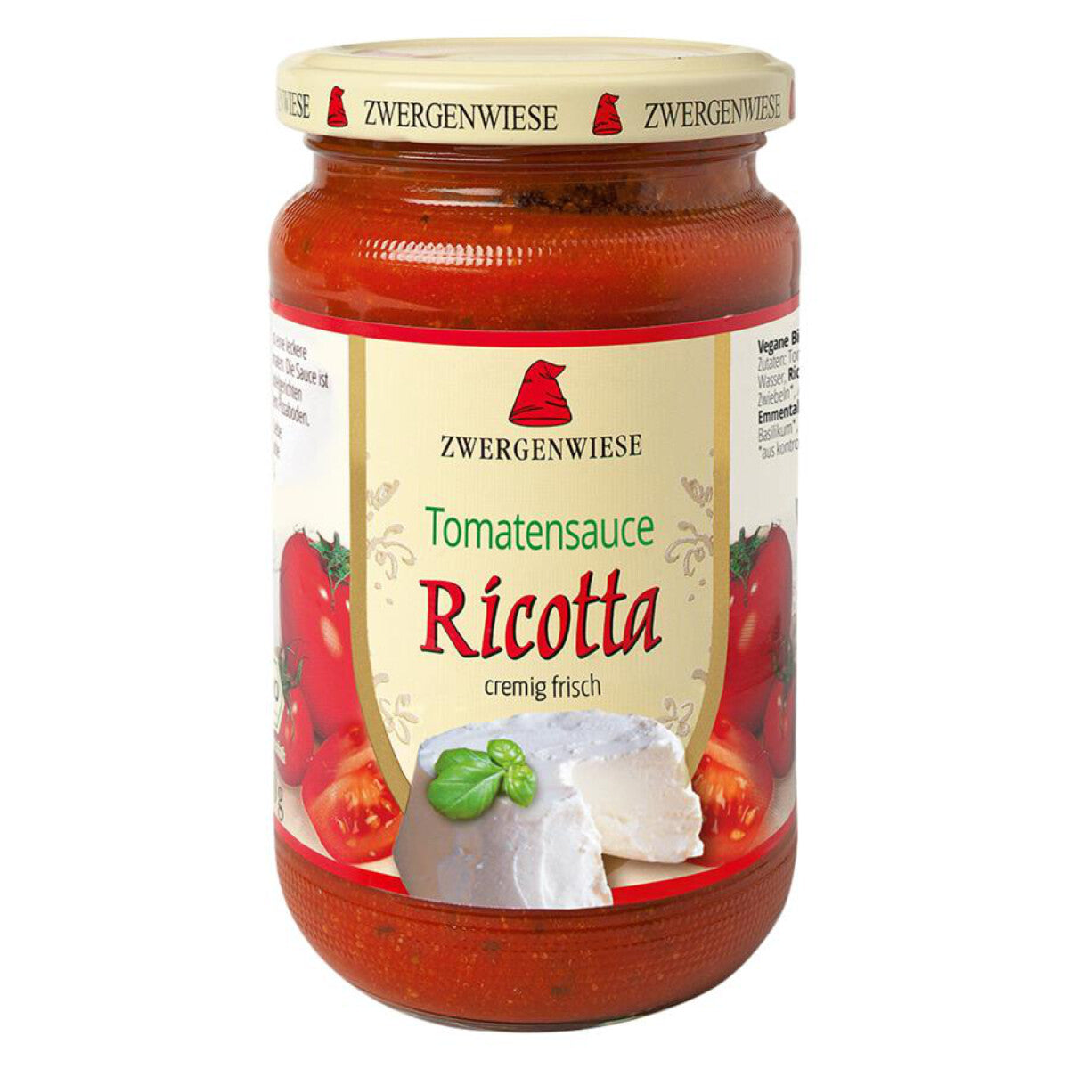 ZWERGENWIESE Tomaten Sauce Ricotta - 350 g