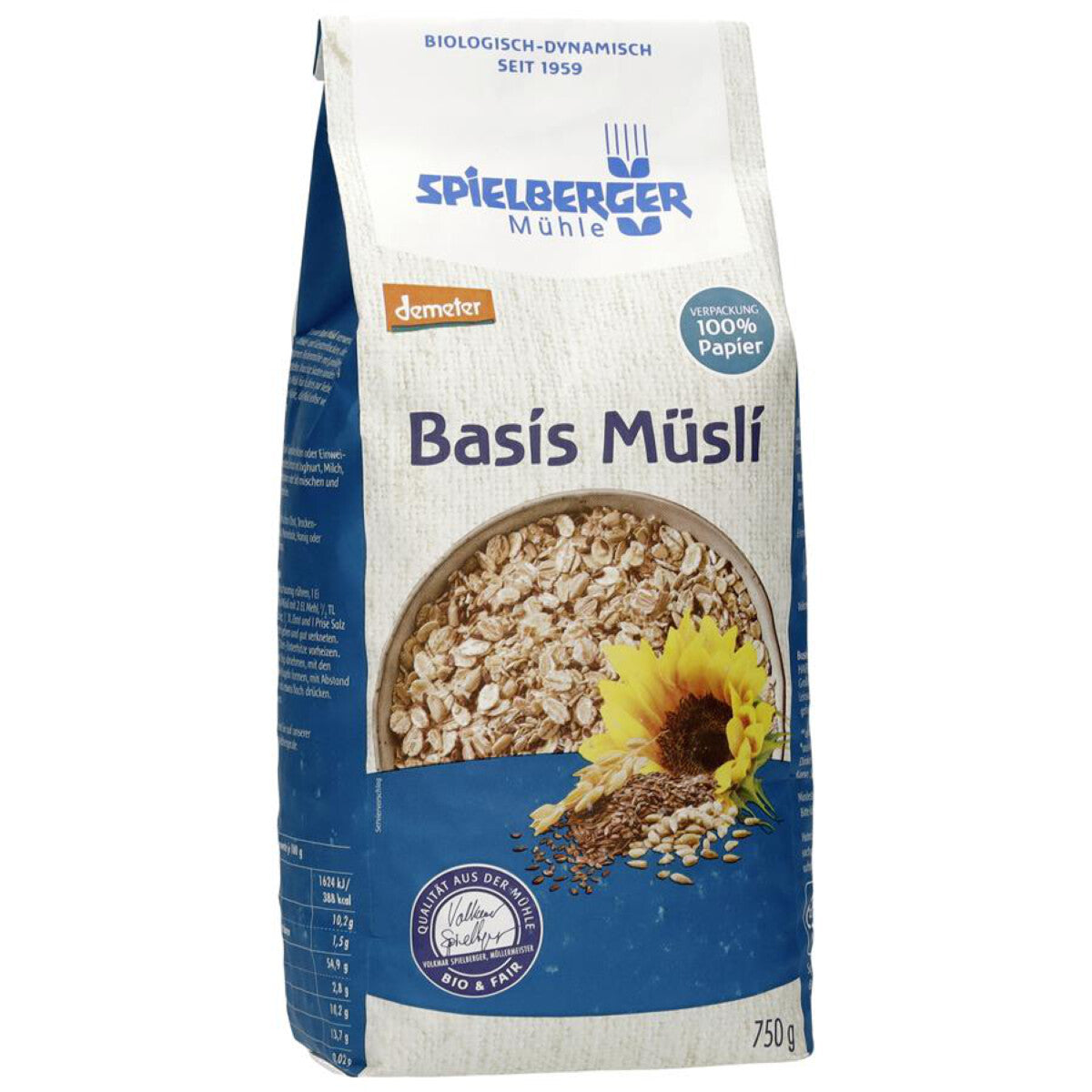 SPIELBERGER MÜHLE Basis Müsli - 750 g