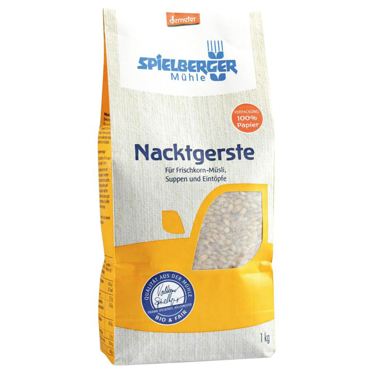 SPIELBERGER MÜHLE Nacktgerste - 1 kg