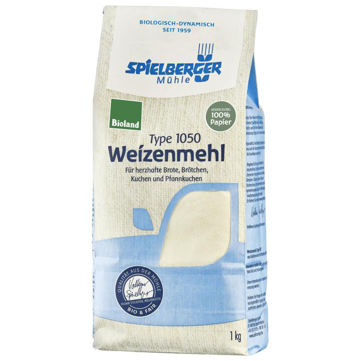 SPIELBERGER MÜHLE Weizenmehl Type 1050 - 1 kg