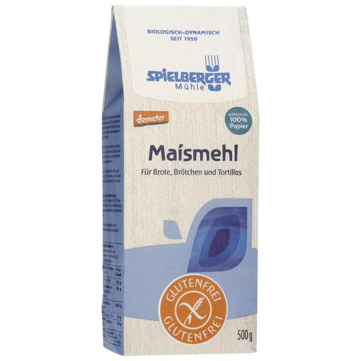 SPIELBERGER MÜHLE Glutenfreies Maismehl - 500 g