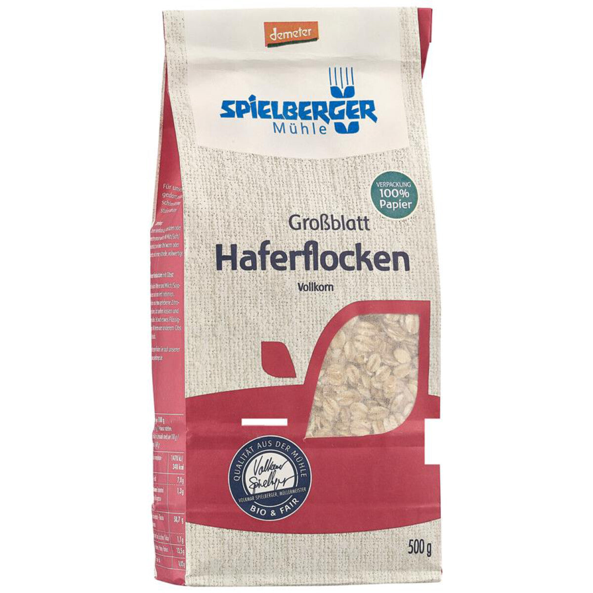 SPIELBERGER MÜHLE Haferflocken Großblatt - 500 g