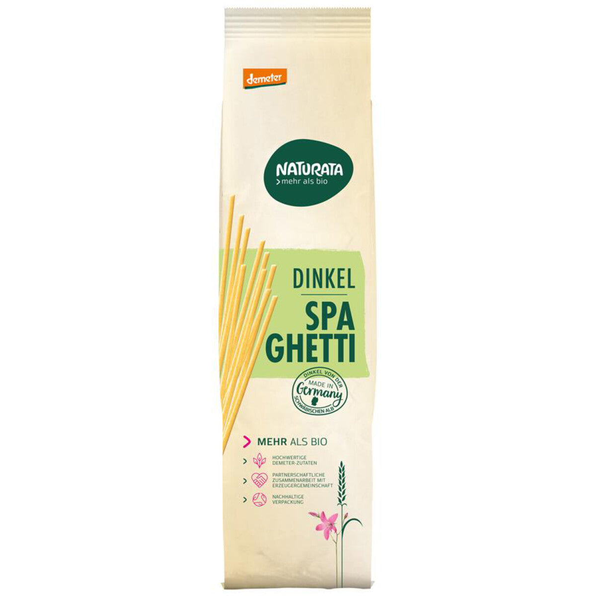 NATURATA Spaghetti Dinkel hell - 500 g