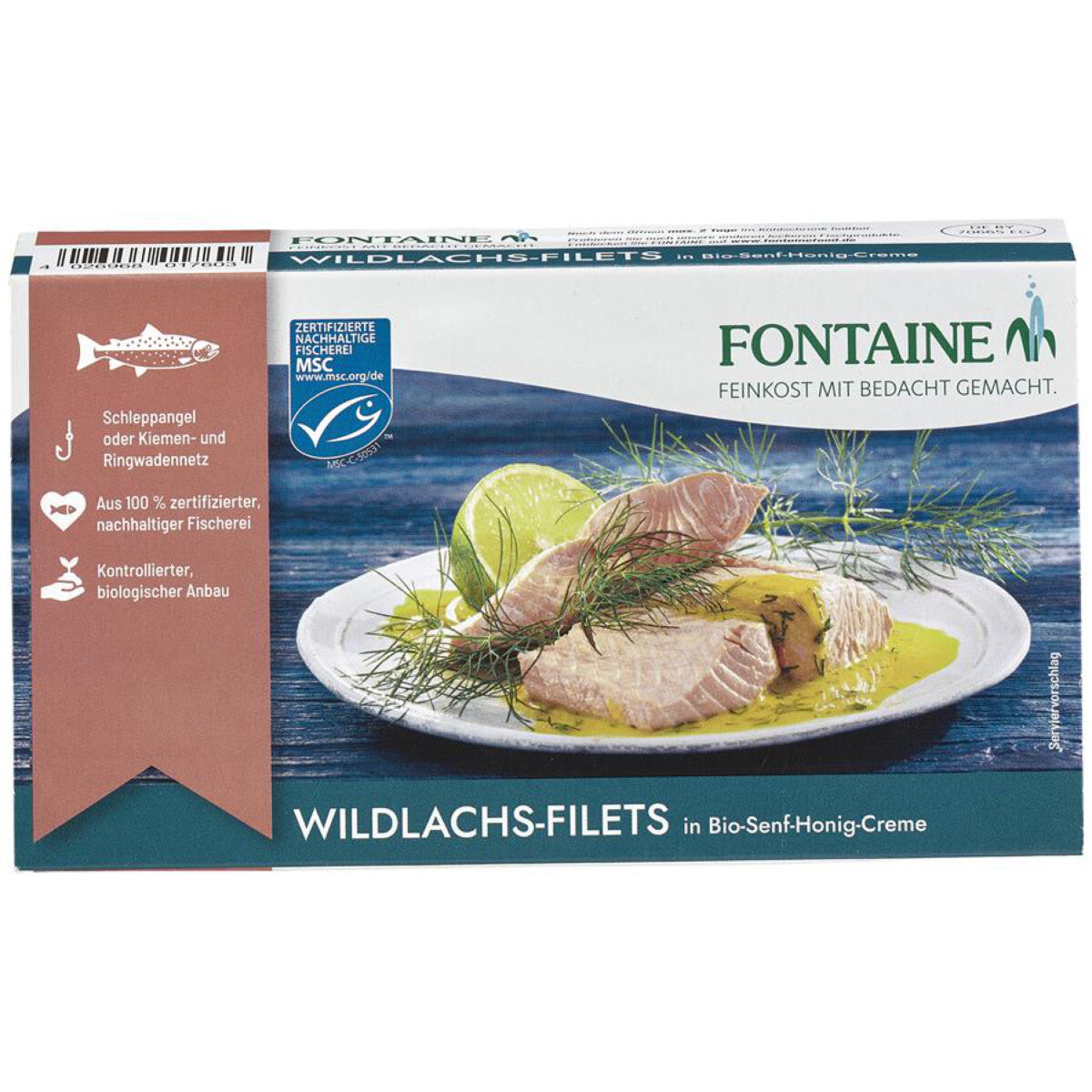 FONTAINE Wildlachs Filet Senf-Honig - 200 g