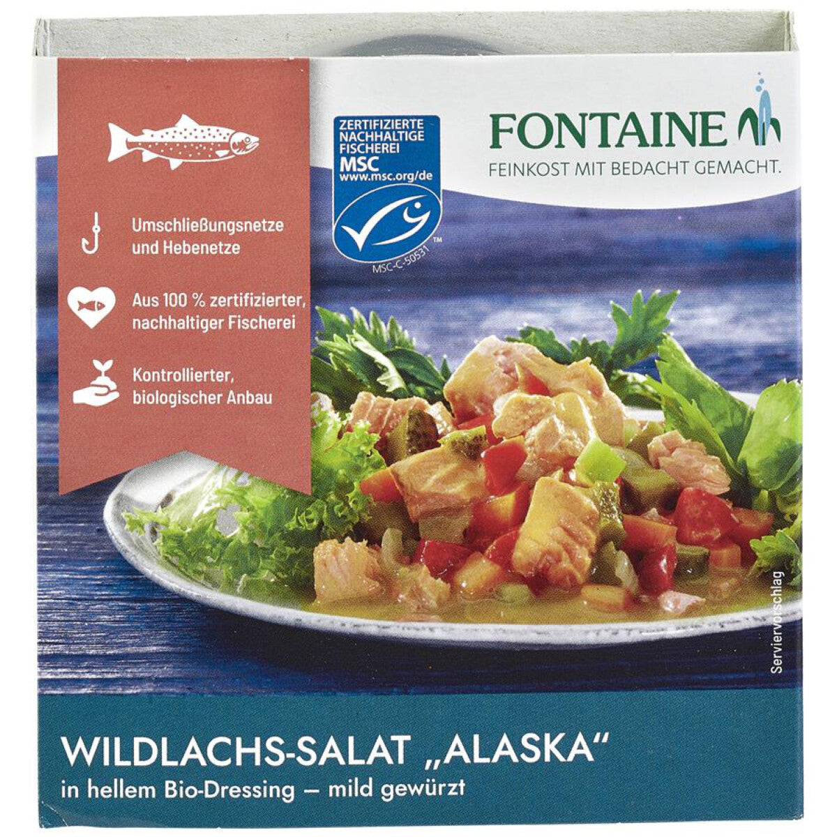 FONTAINE Wildlachs-Salat Alaska - 200 g