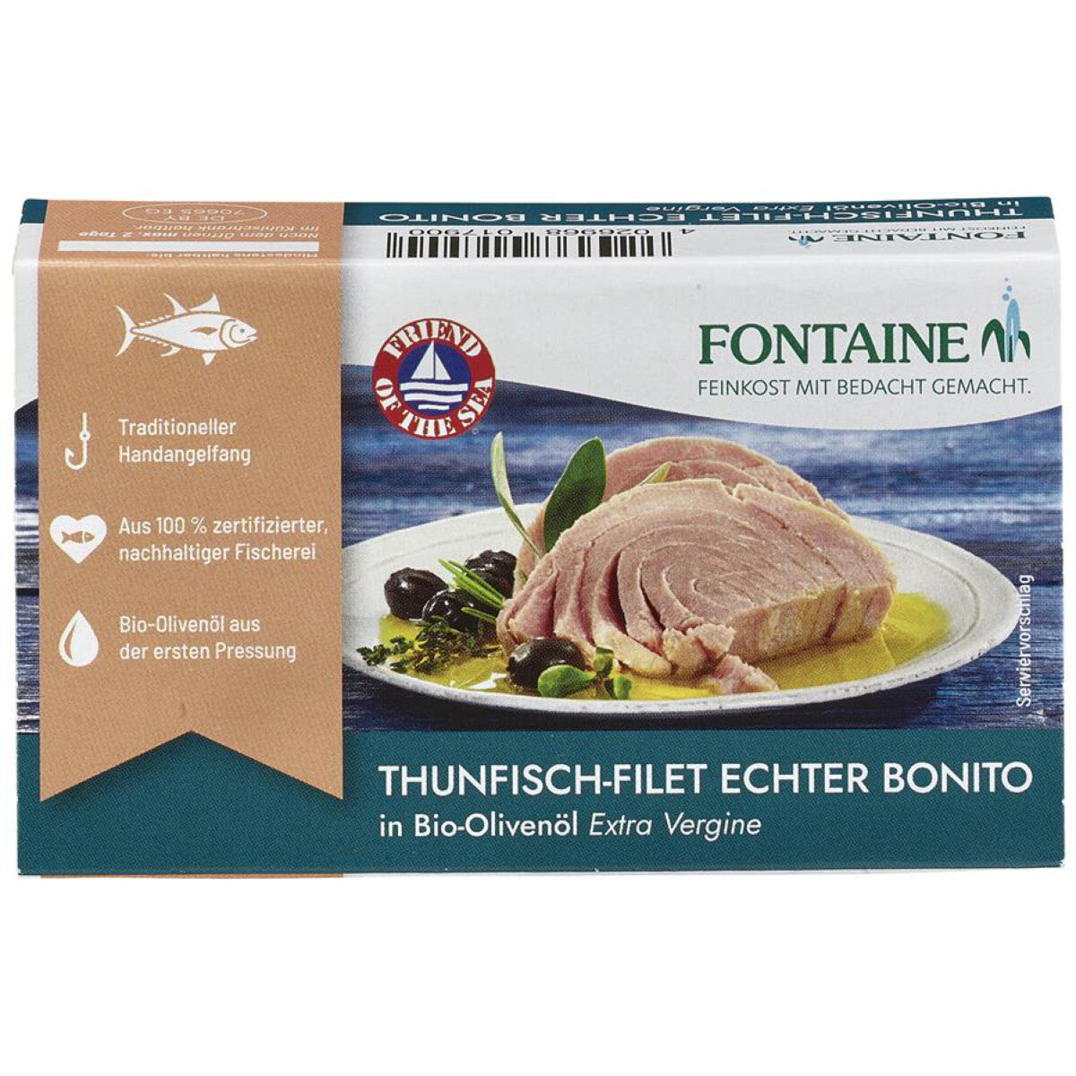 FONTAINE Echter Bonito in Bio-Olivenöl - 120 g