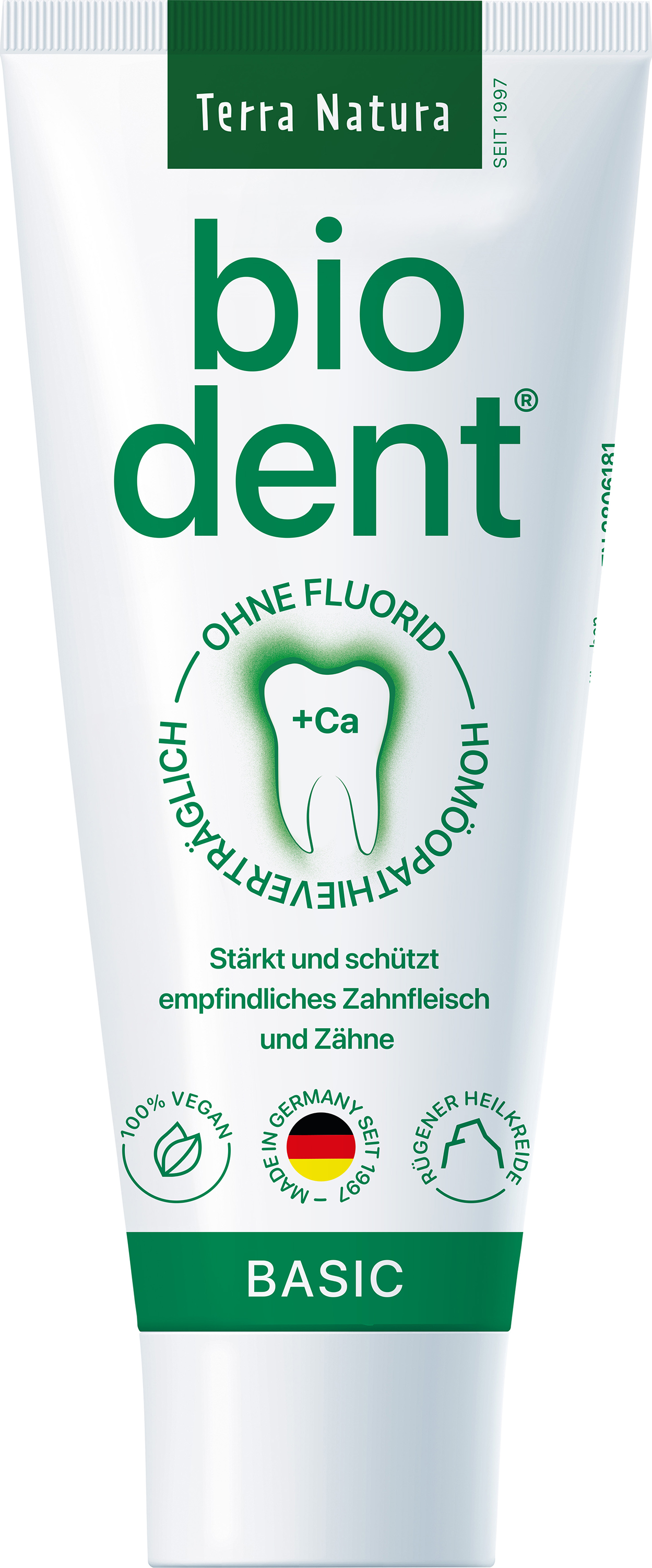 TERRA NATURA Biodent basic Zahncreme - 75 ml