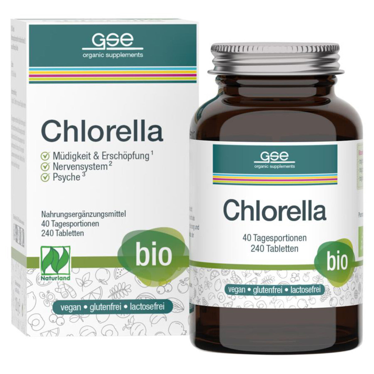 GSE Chlorella Tabletten - 240 Stk.