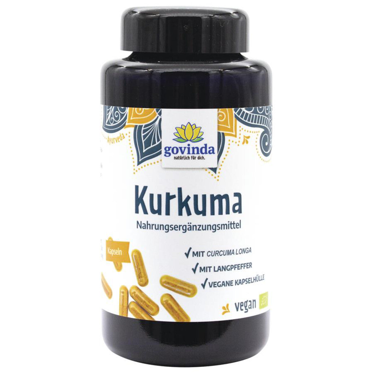 GOVINDA Kurkuma-Kapseln - 80 g