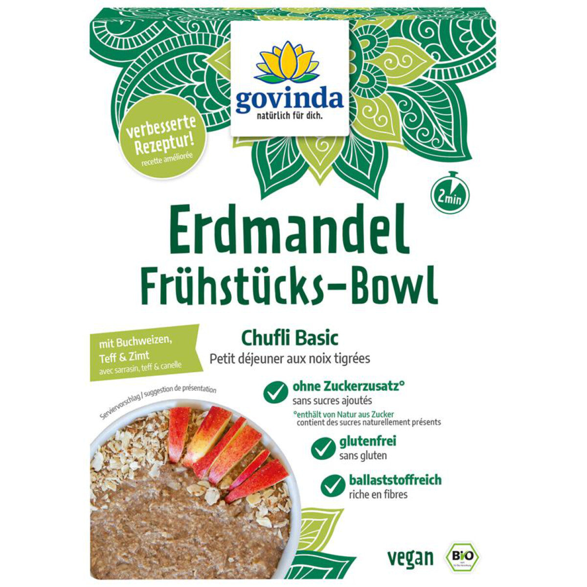 GOVINDA Erdmandel Frühstück-Bowl Basic- 500 g
