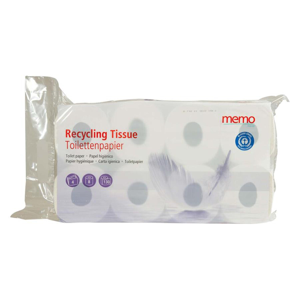MEMO Toilettenpapier 4-lagig  - 8 Rollen