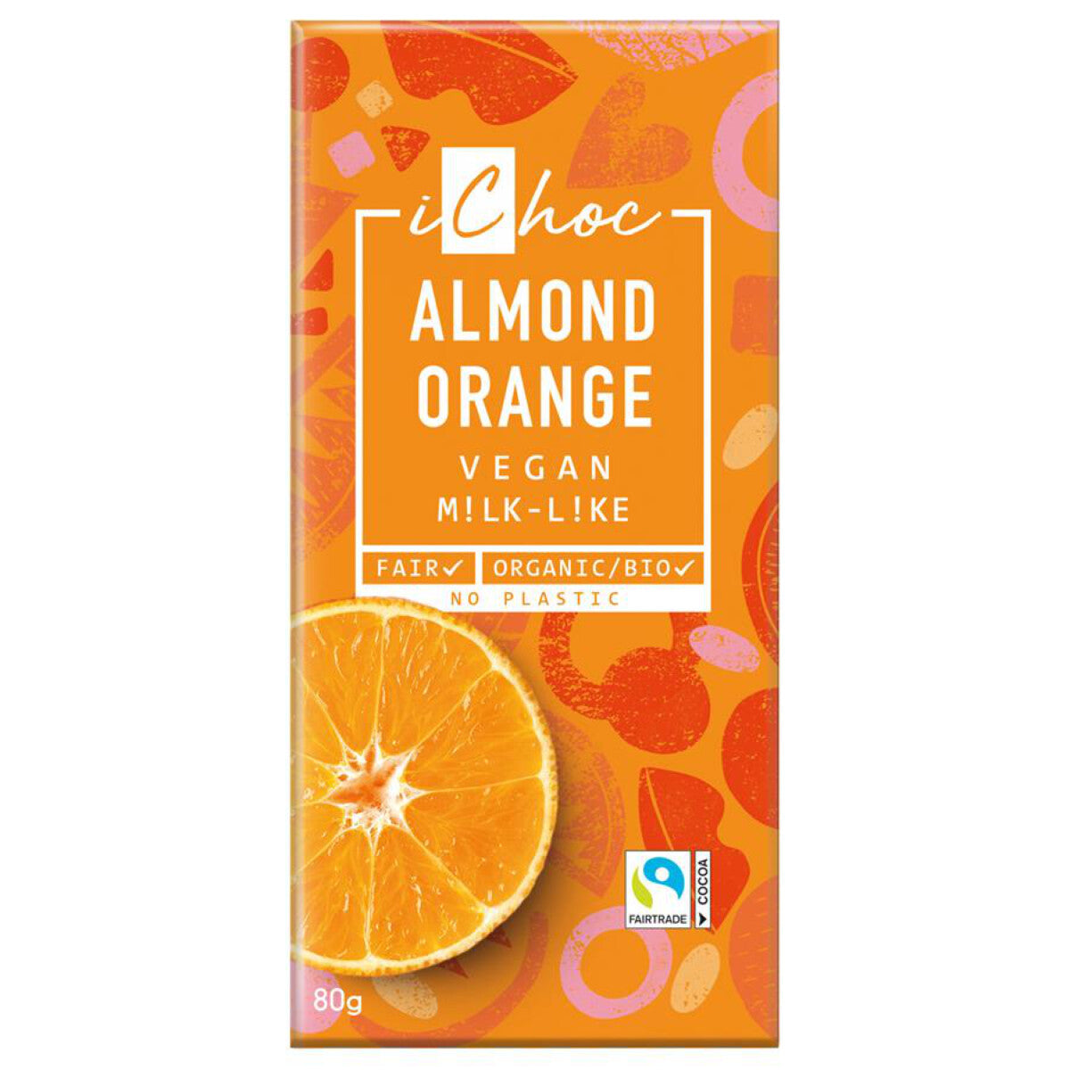 ICHOC Almond Orange -  80 g