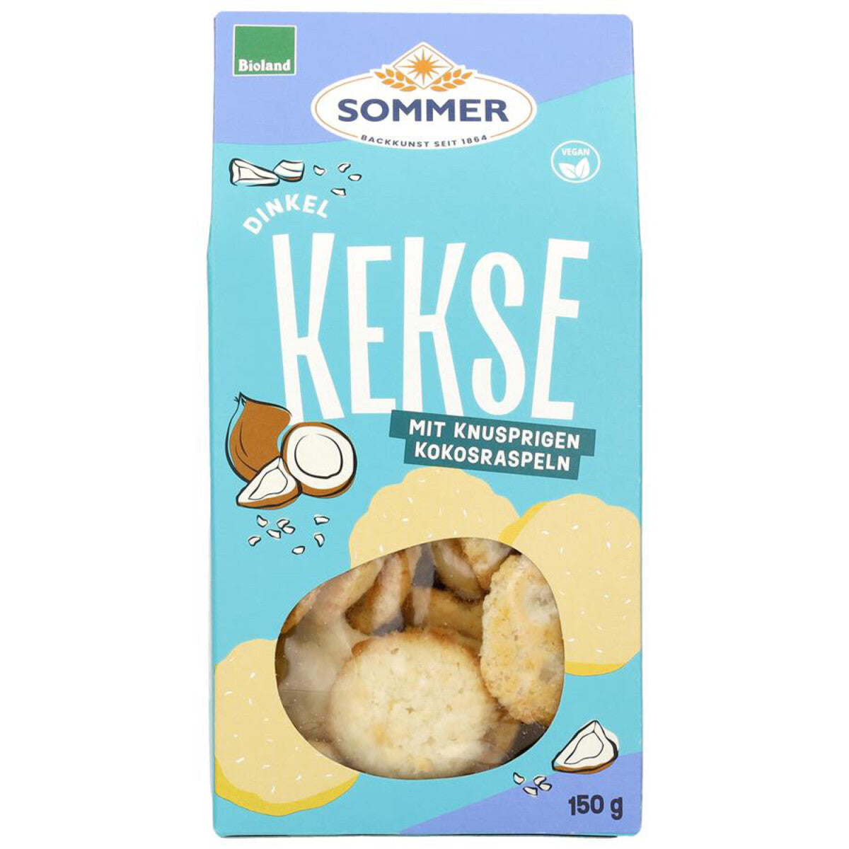 SOMMER & CO Dinkel Kokos Kekse - 150 g