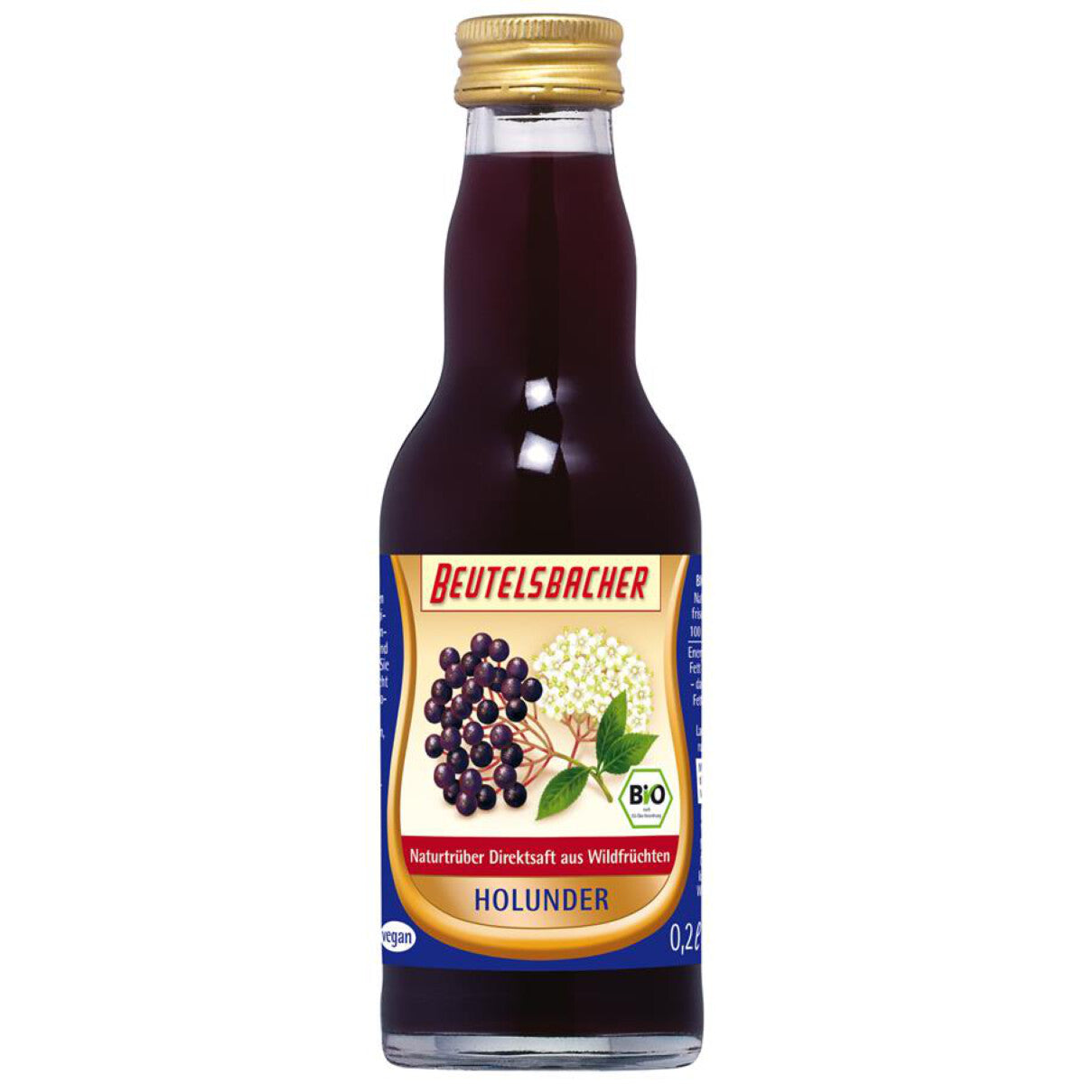 BEUTELSBACHER Holundersaft Wildfrucht - 200 ml 