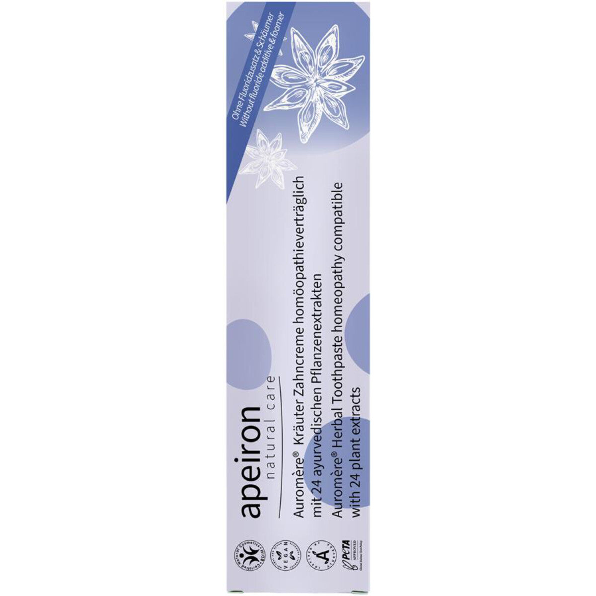 APEIRON Auromére Kräuter-Zahncreme, minzfrei - 75 ml