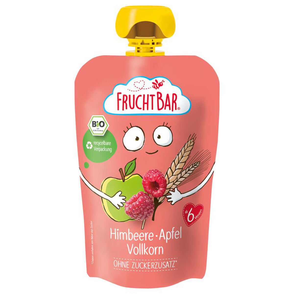 Fruchtpüree Himb./Apfel/Vollk. - 100 g