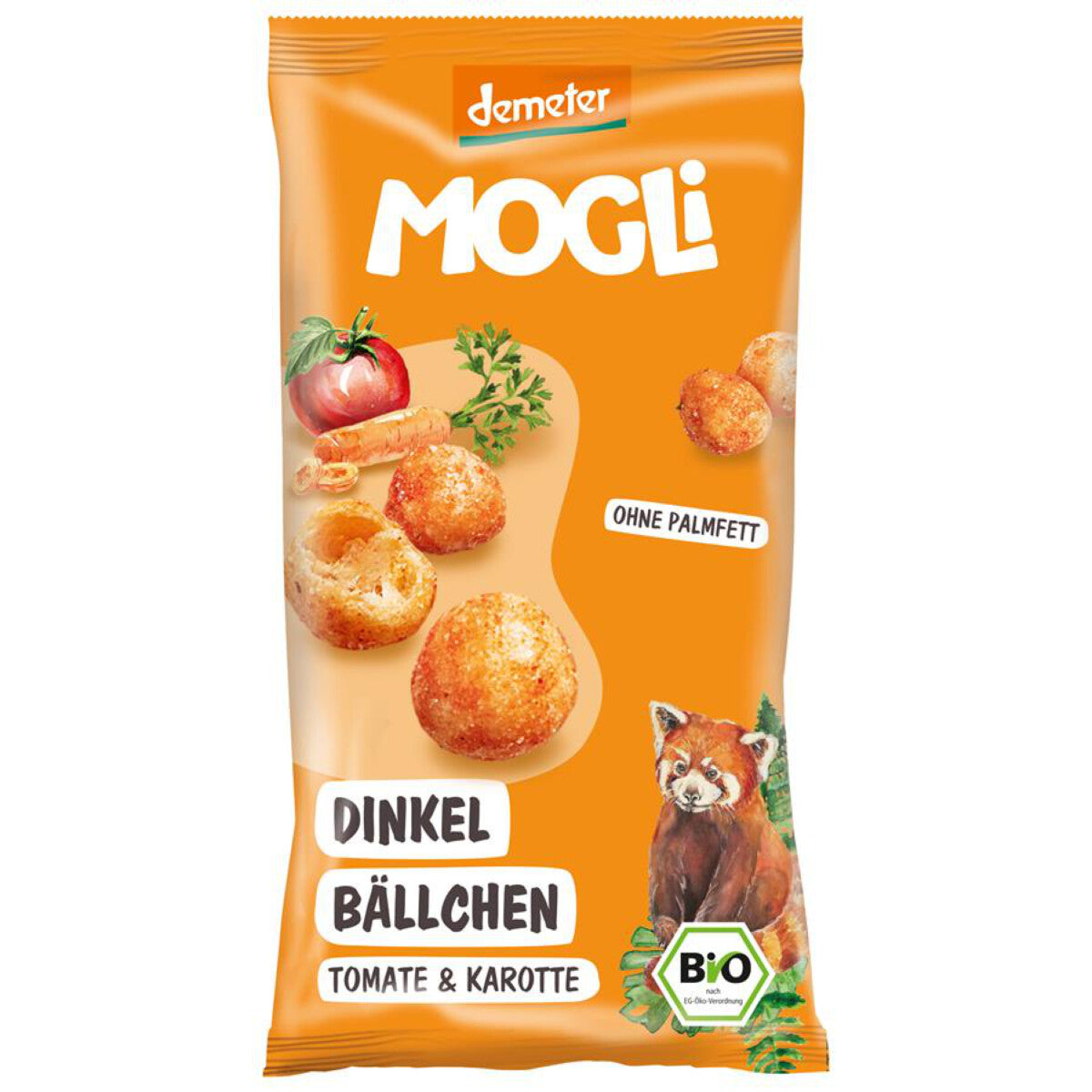 MOGLI Dinkel Bällchen Tomate Karotte - 40 g