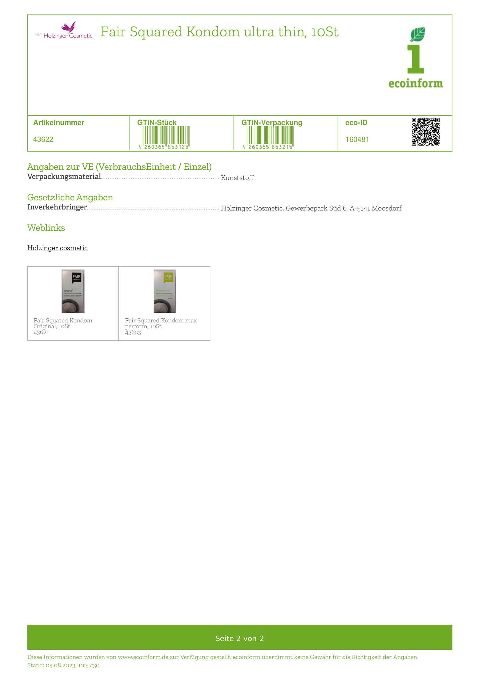 Kondome Ultrathin