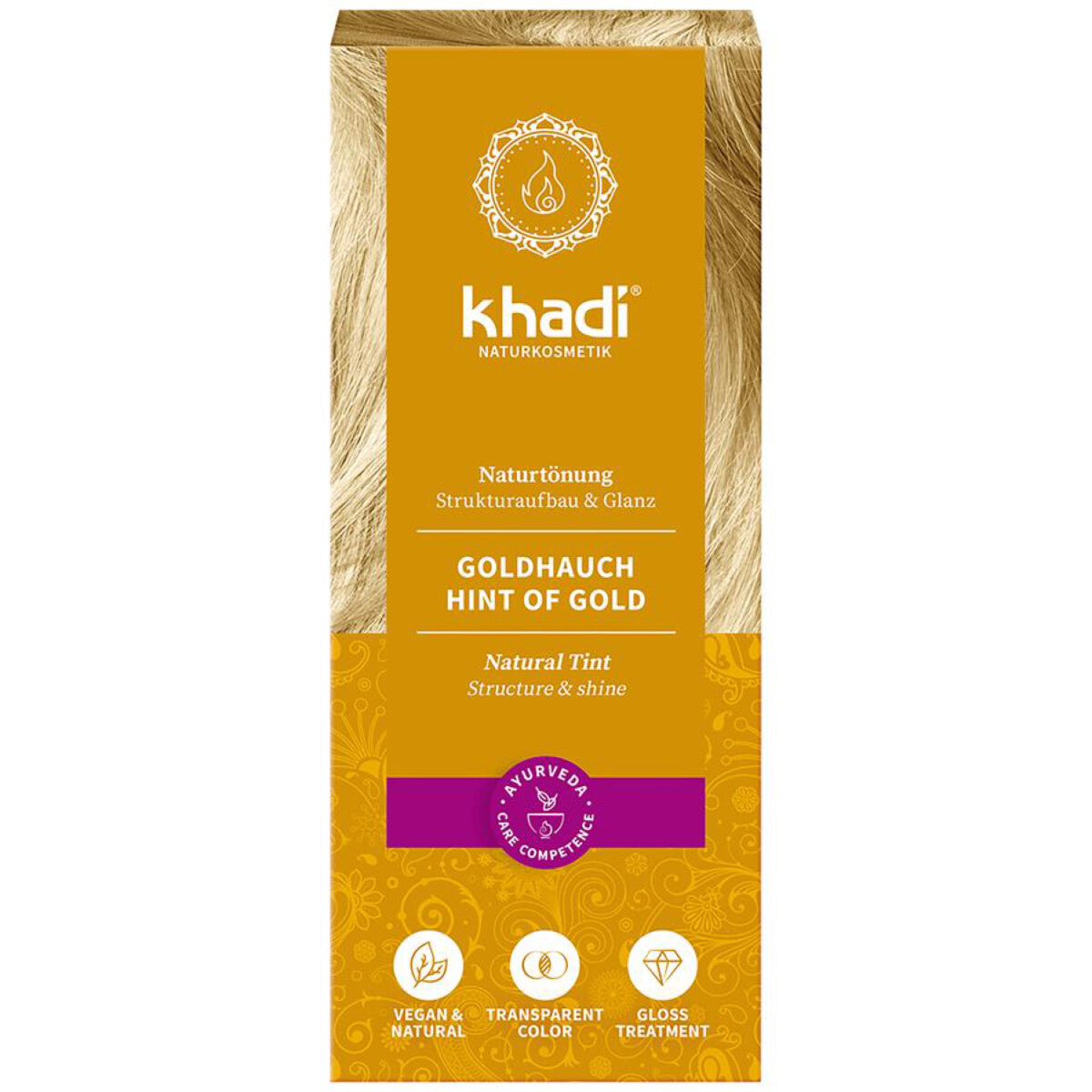 KHADI Pflanzenhaartönung Goldhauch - 100 g