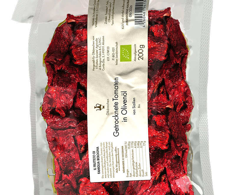 ÖLKÄNNCHEN getrocknete Tomaten in Onlivenöl - 200 g 