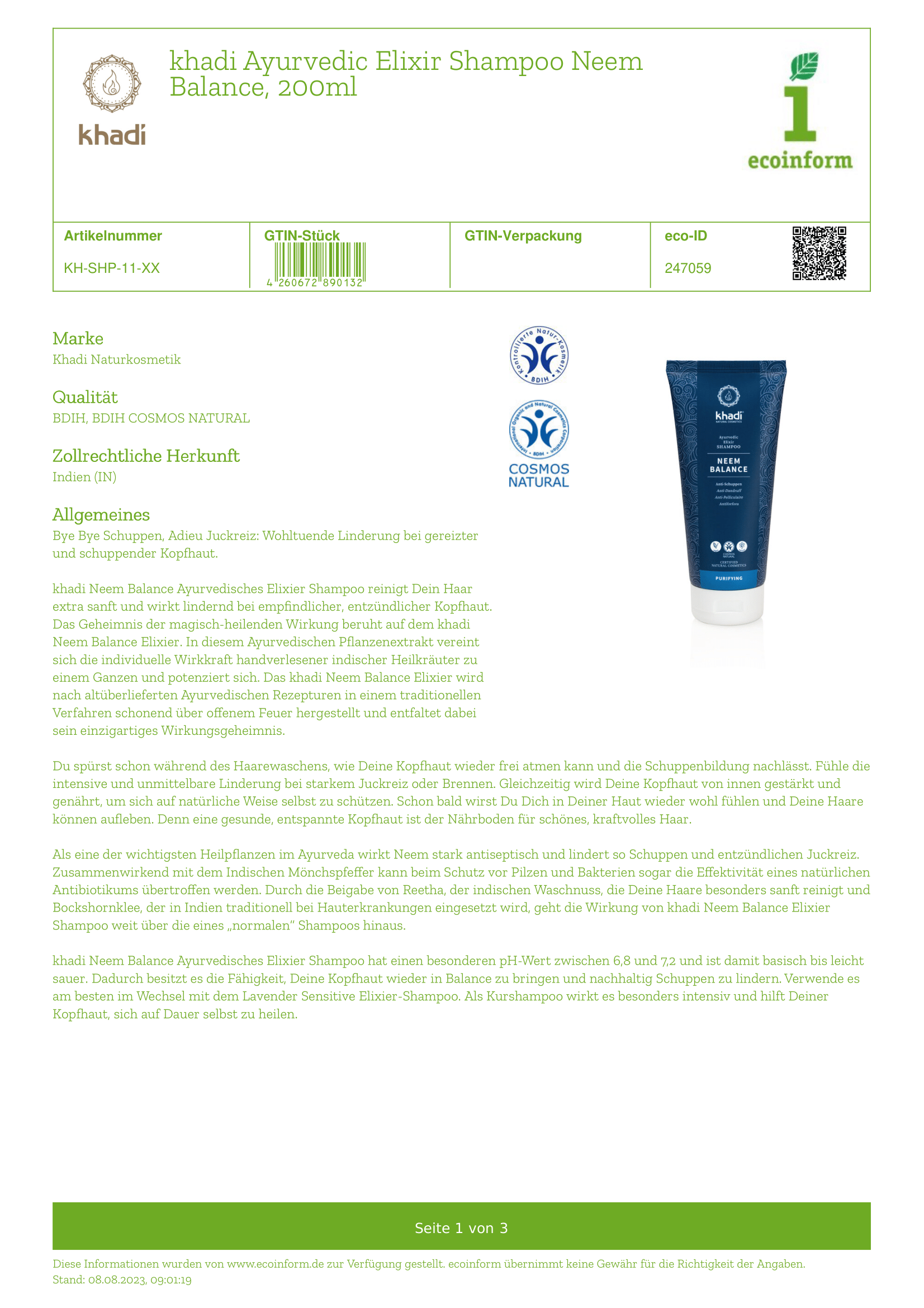 Shampoo Neem