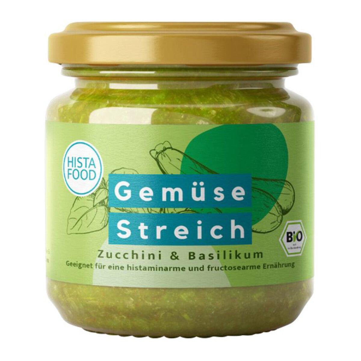 HISTA FOOD Gemüsestreich Zucchini Basilikum - 160 g 
