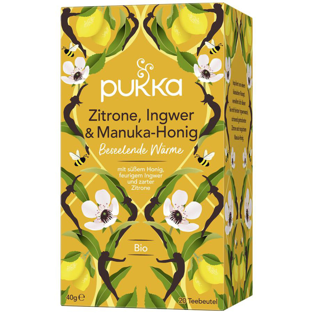 PUKKA Zitrone, Ingwer & Manuka Tee - 20 Btl.