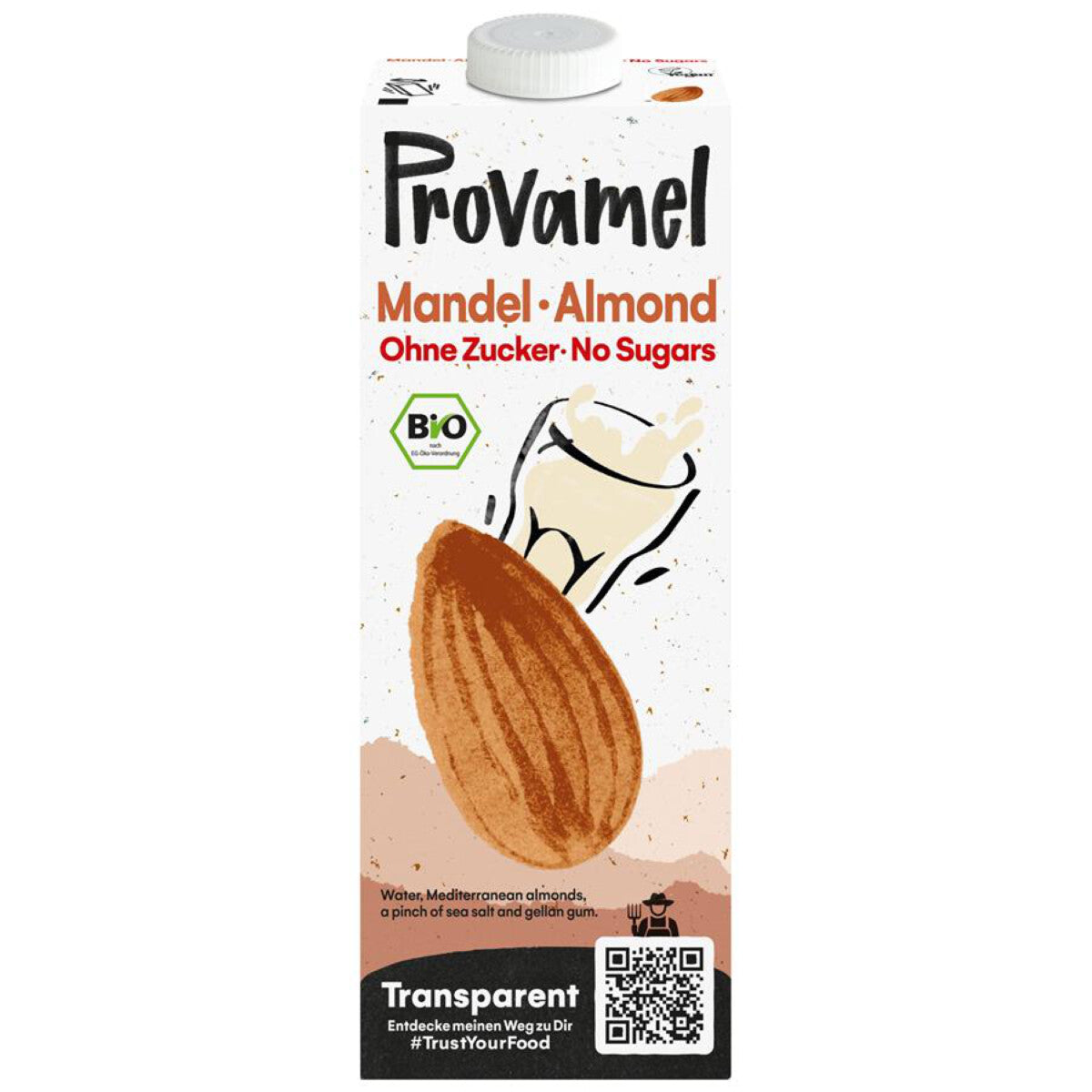 PROVAMEL Mandel Drink ohne Zucker - 1 l