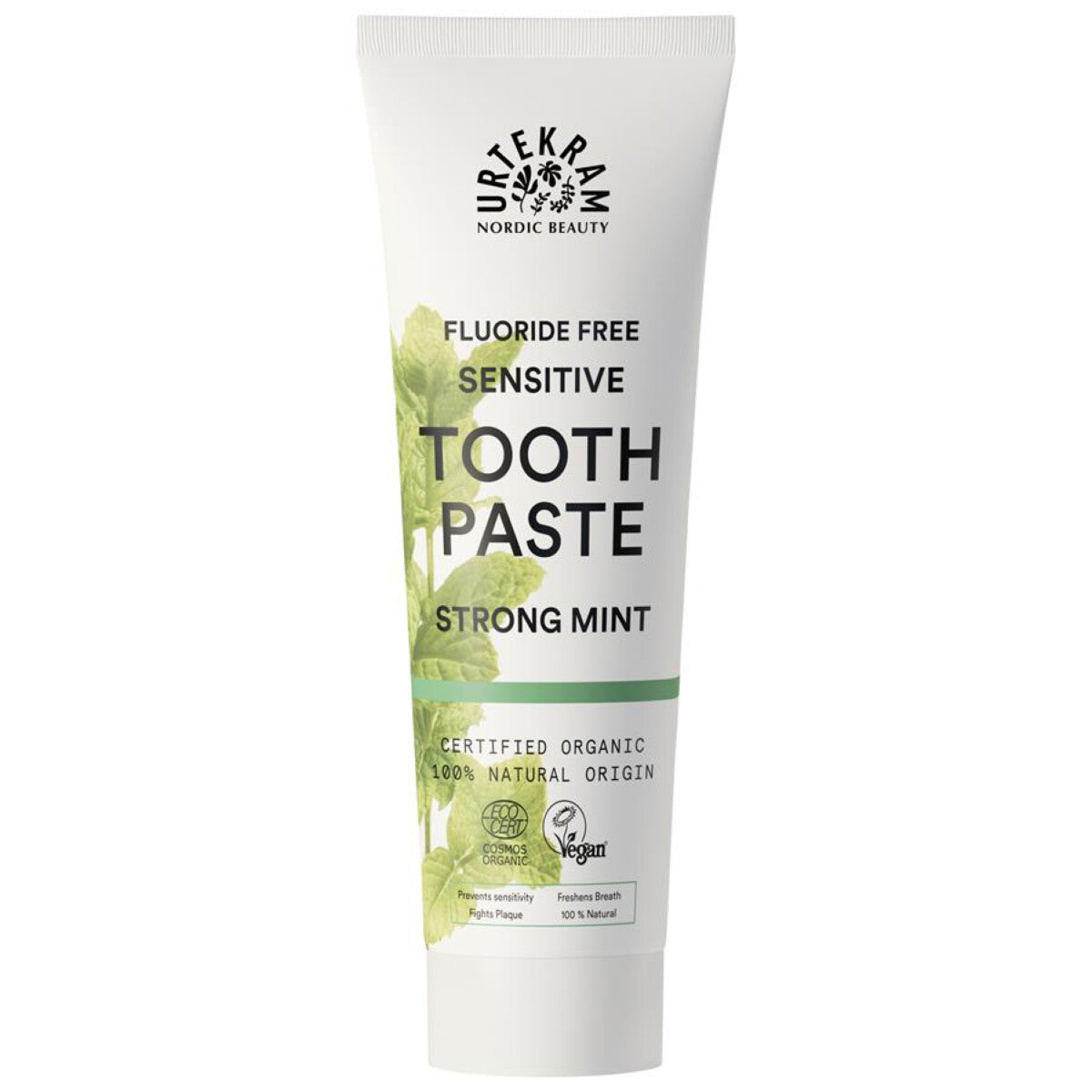 URTEKRAM Strong Mint Zahncreme - 75 ml