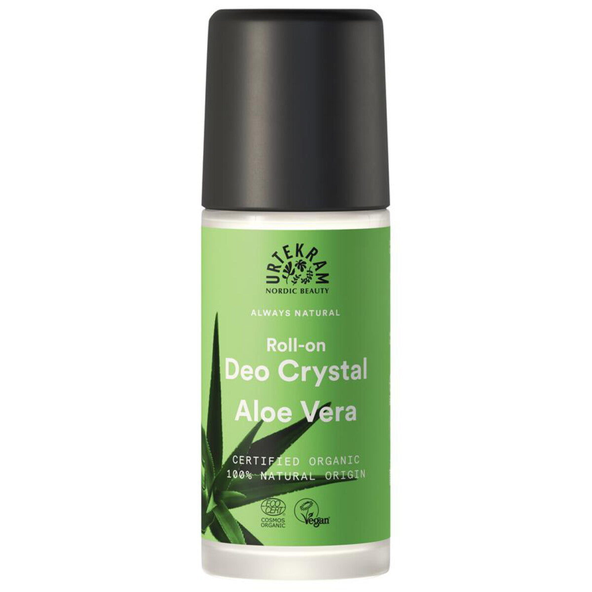 URTEKRAM Aloe Vera Crystal Deo Roll On - 50 ml