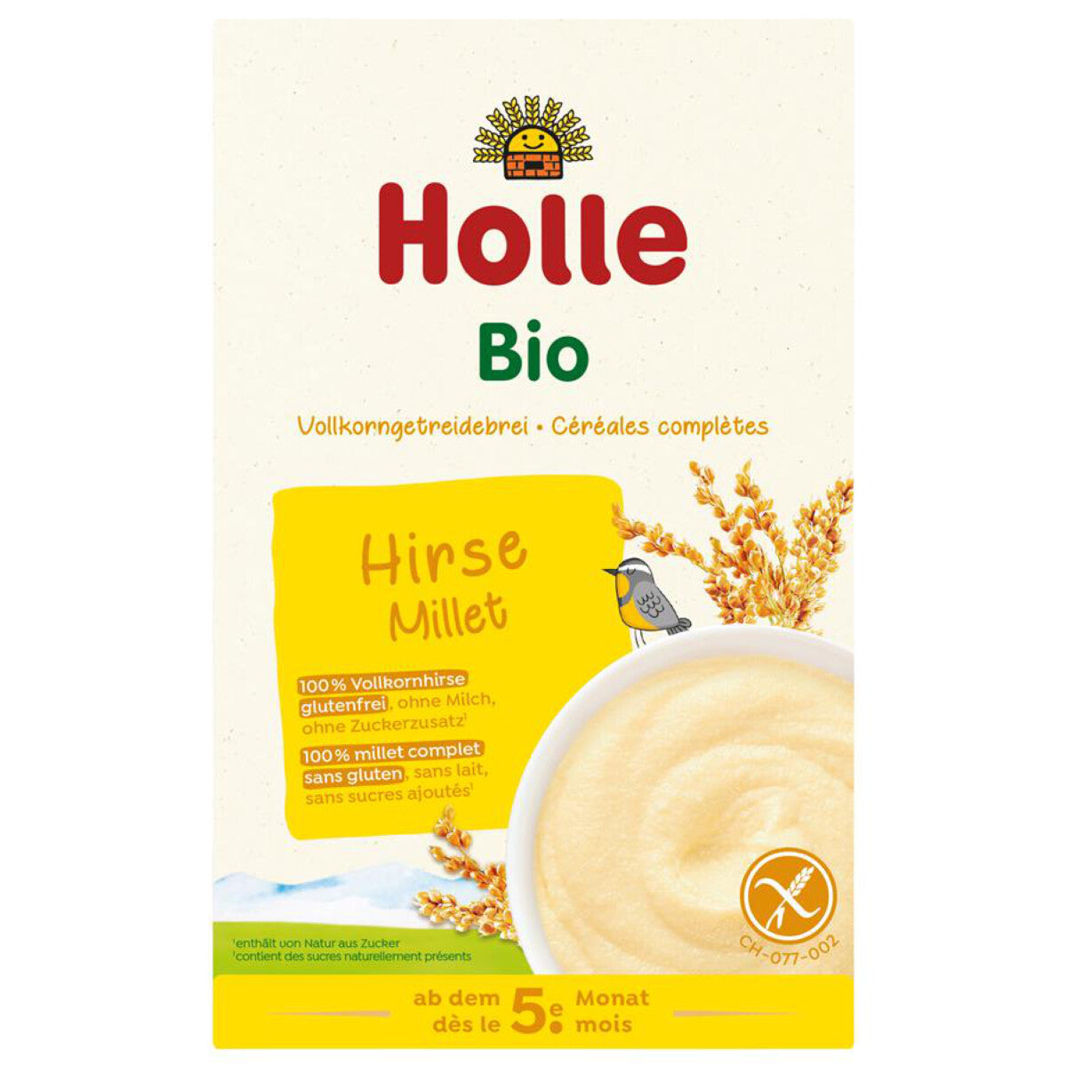 HOLLE Vollkorngetreidebrei Hirse - 250 g