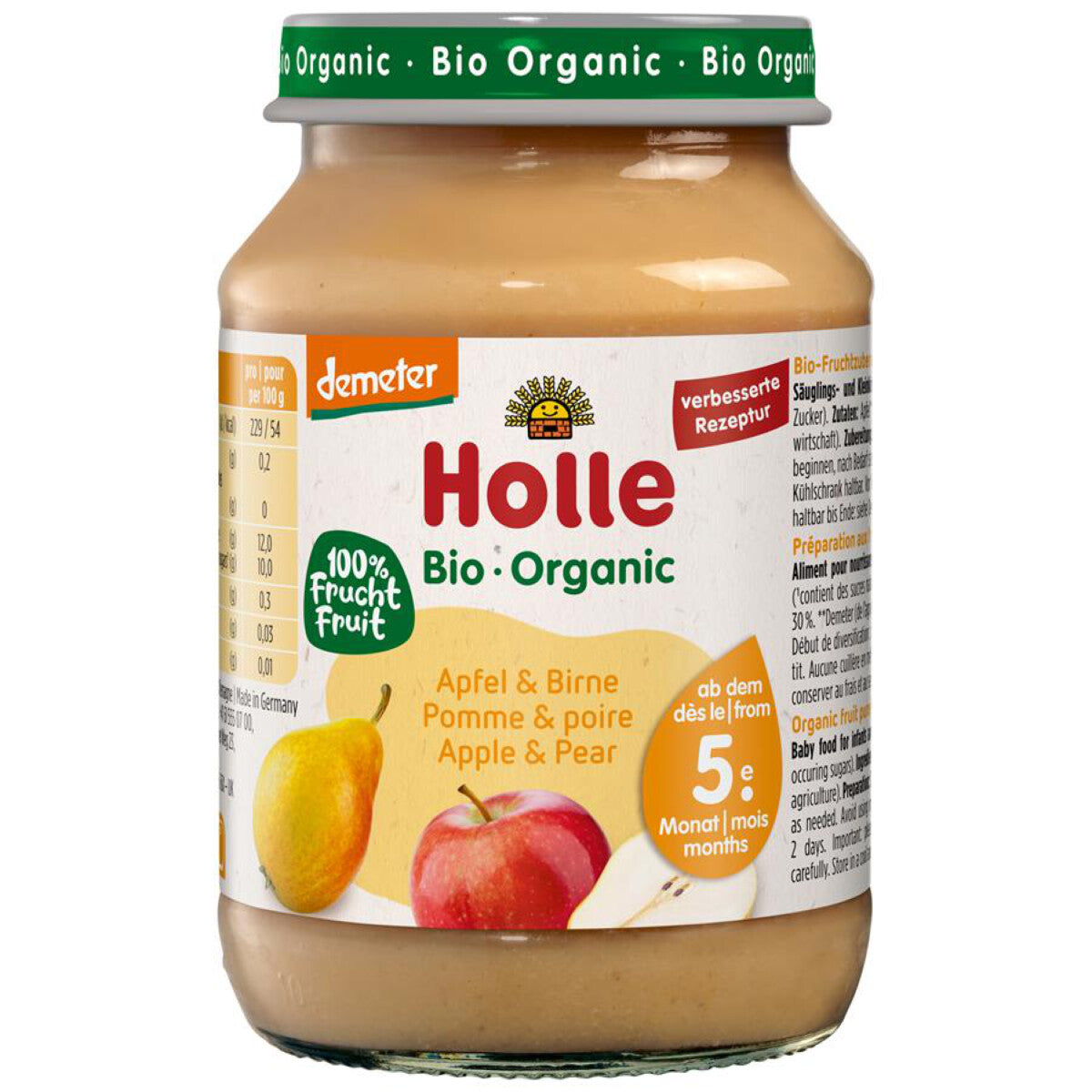 HOLLE Apfel & Birne - 190 g 