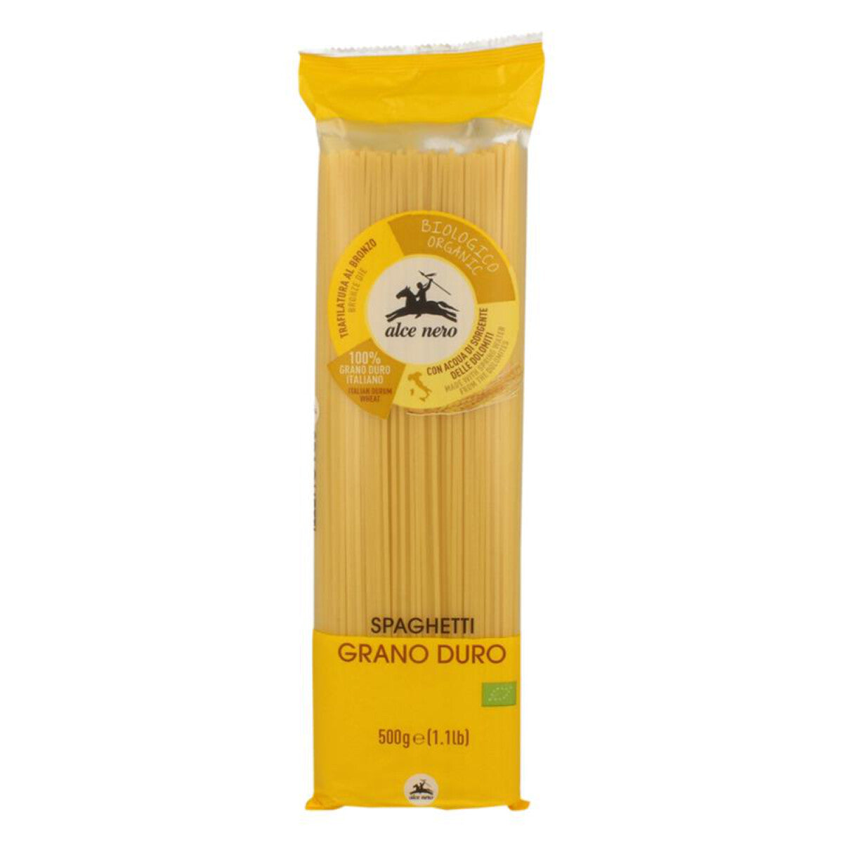ALCE NERO Spaghetti Hartweizen 500 g