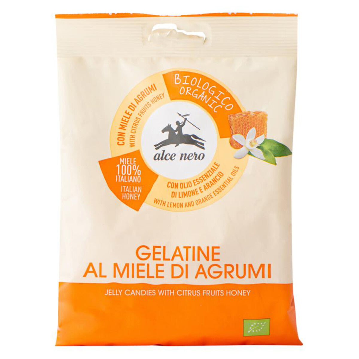 ALCE NERO Geleebonbons Zitrusfruchthonig - 100 g