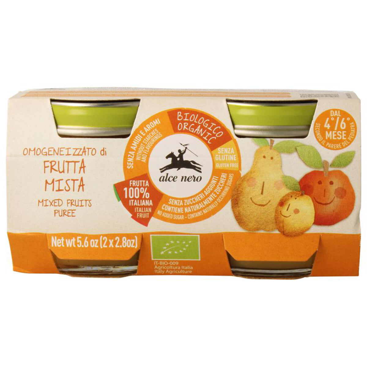 ALCE NERO Babyglas Gemischte Früchte - 160 g