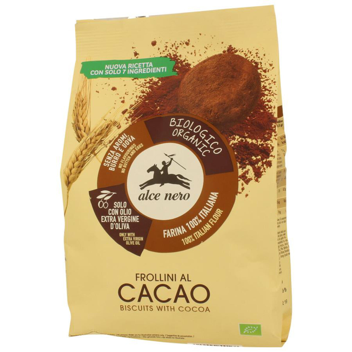 ALCE NERO Kekse mit Kakao - 250g 