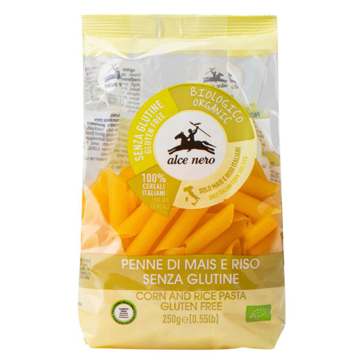 ALCE NERO Penne Reis Mais glutenfrei - 250 g