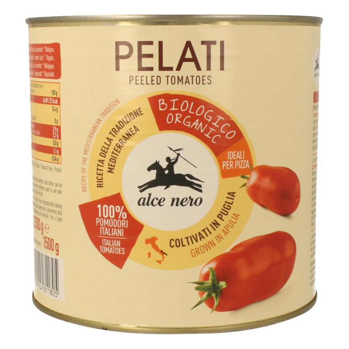 ALCE NERO geschälte Tomaten- 2,5 kg