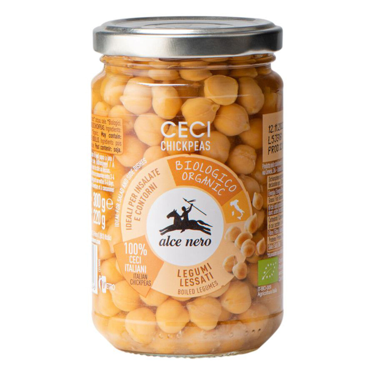 ALCE NERO Gekochte Kichererbsen - 300 g