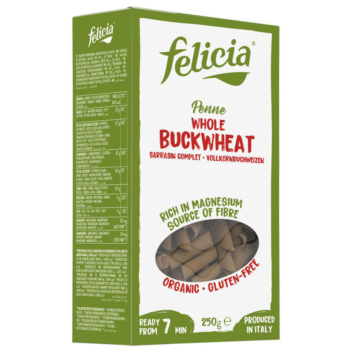 FELICIA BIO Buchweizen-Penne - 250 g