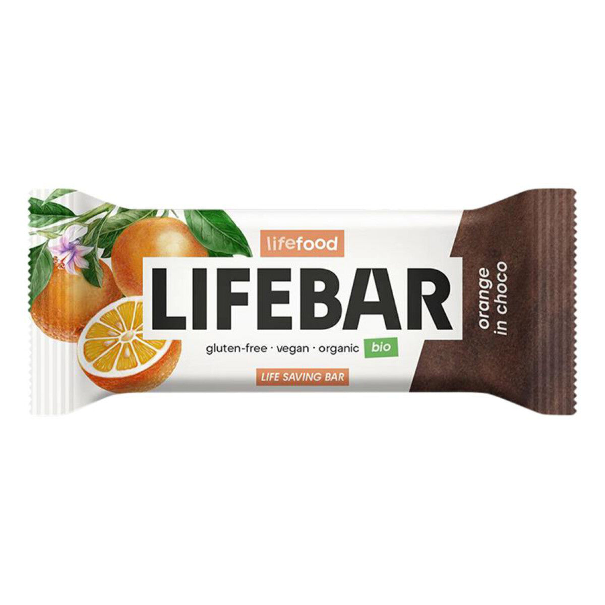 LIFEBAR  Lifebar InChoco Orange - 40 g