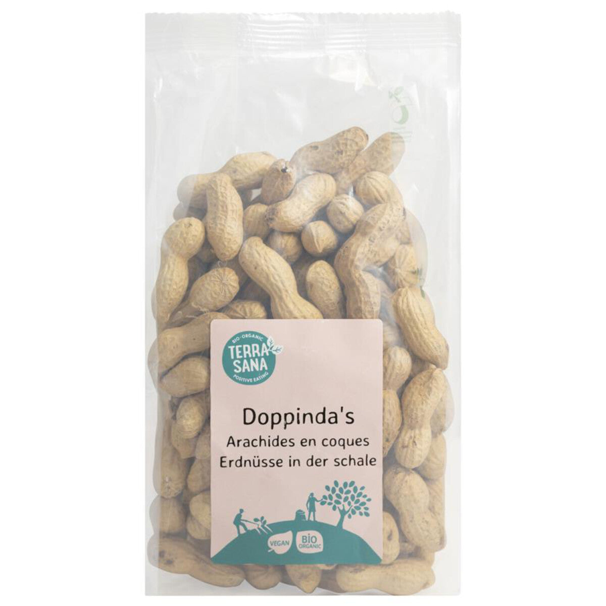 TERRASANA Erdnüsse geröstet in Schale - 330 g