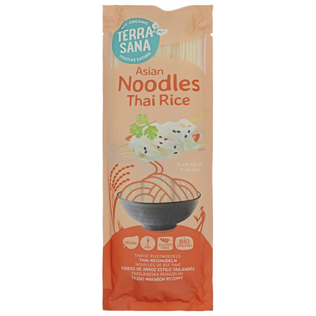 TERRASANA Thailändische Reisnudeln - 250 g