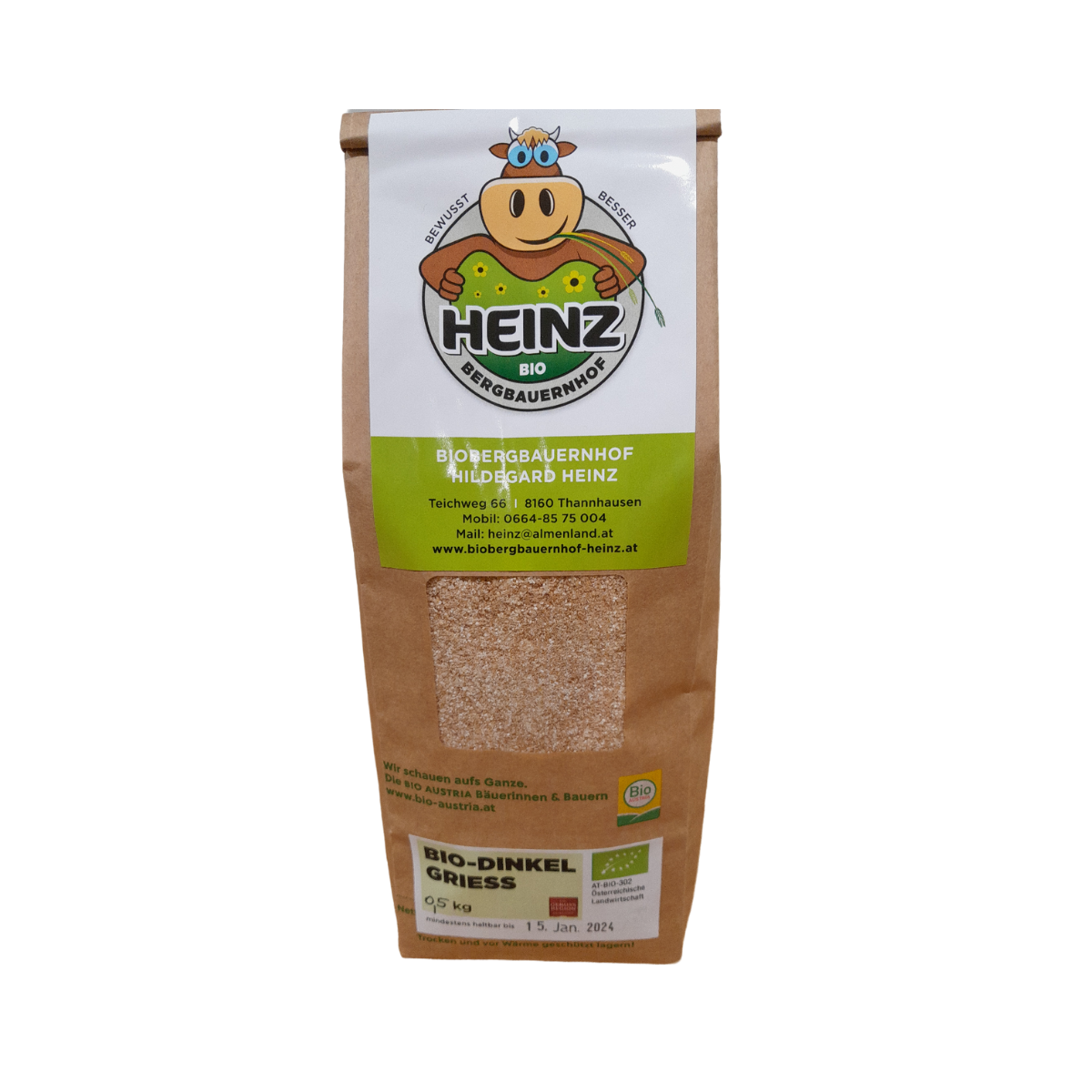 HEINZ Dinkelgrieß - 500 g