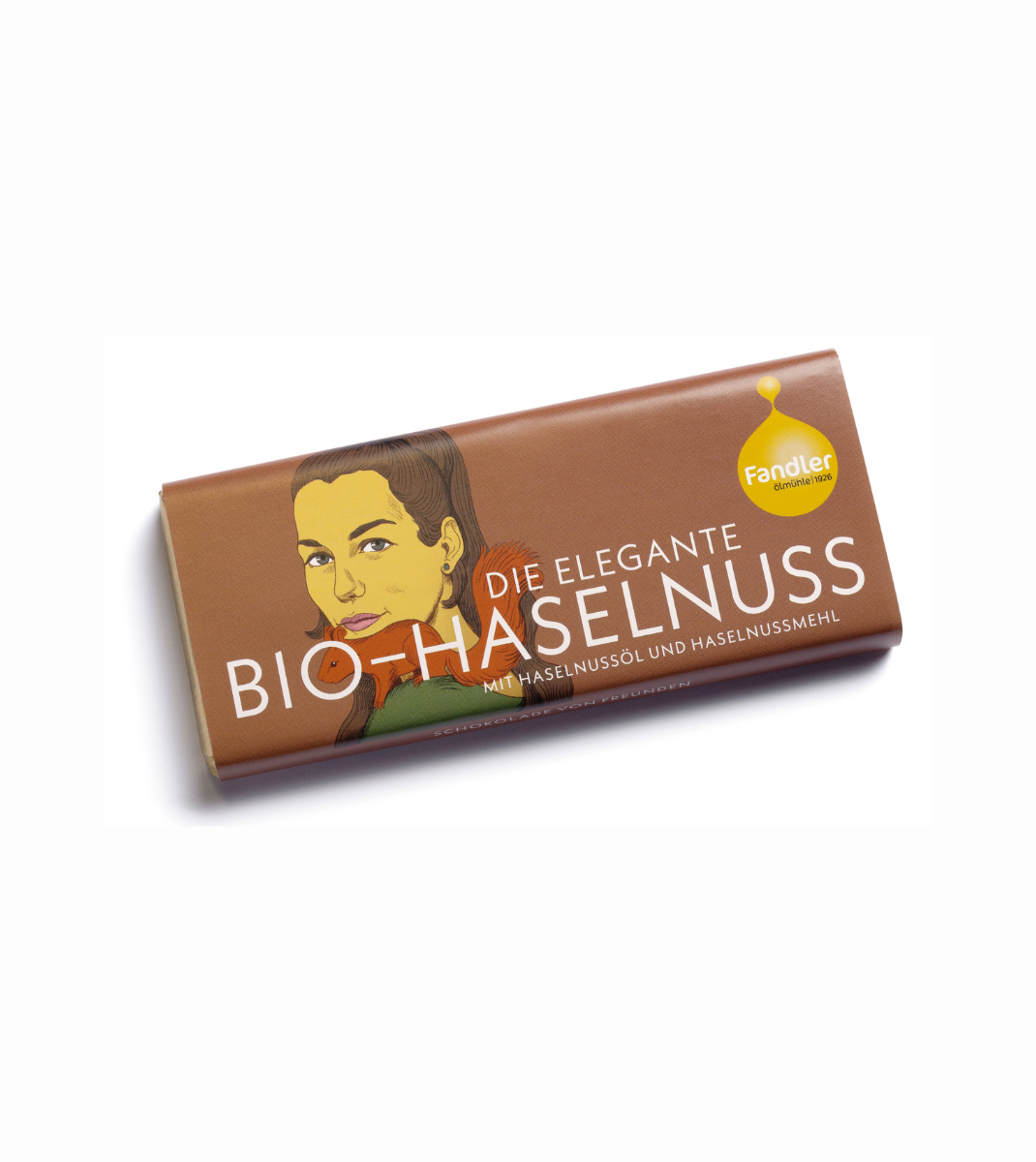 FANDLER Haselnussschokolade - 70 g 