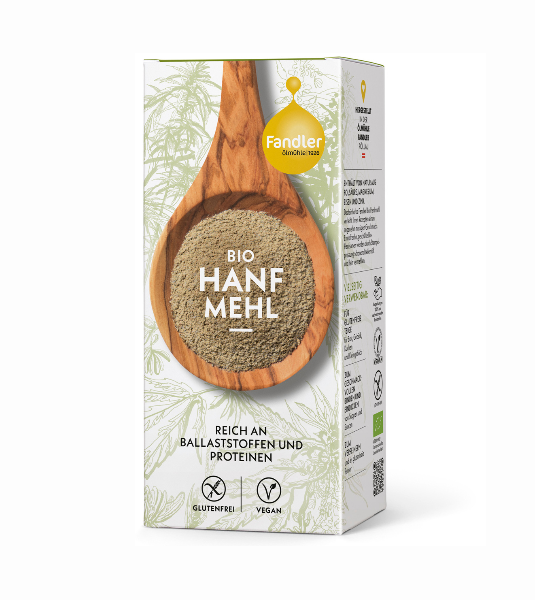 FANDLER Hanfmehl - 400 g 